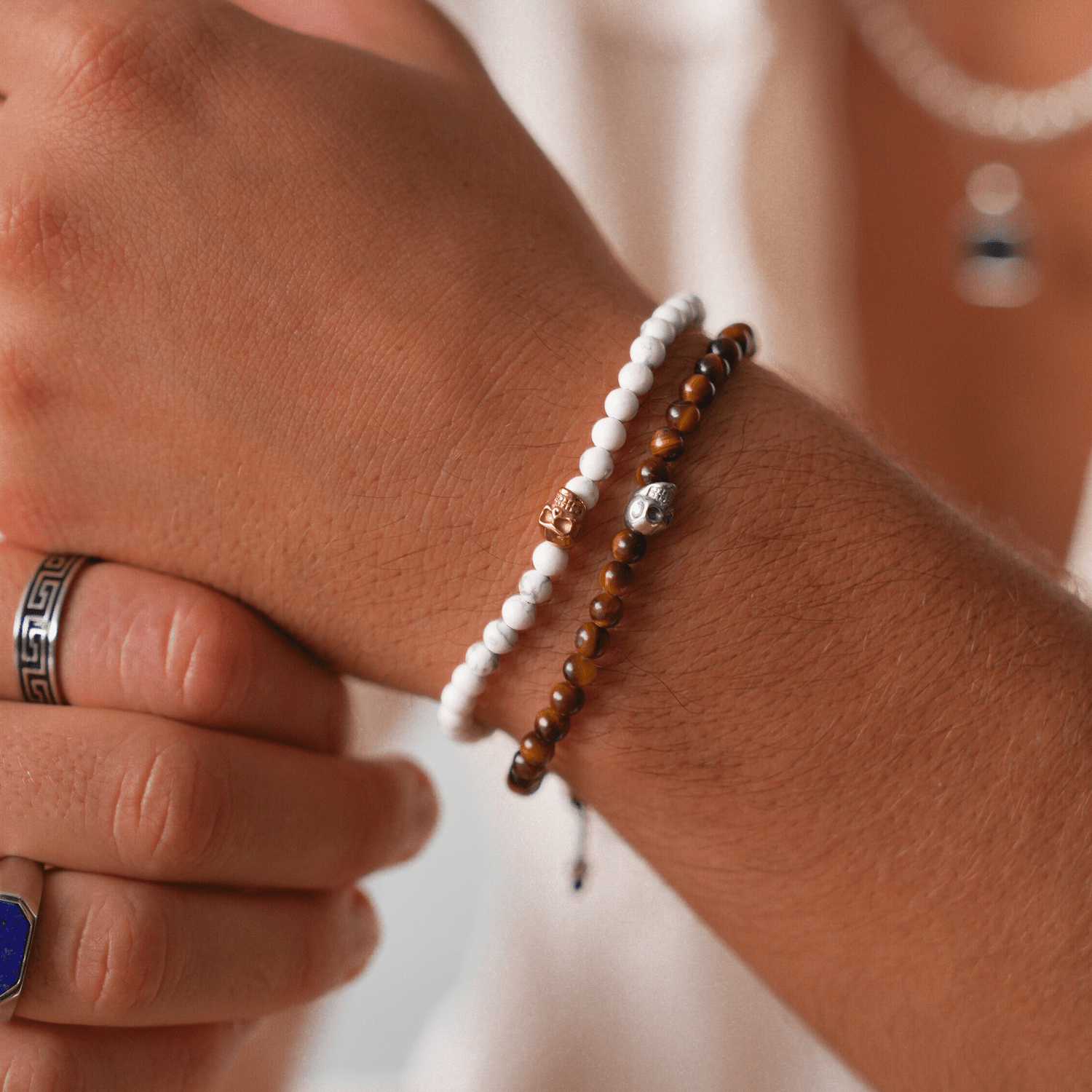 "OMNIA" HOWLITE BRACELET - Orezza Jewelry