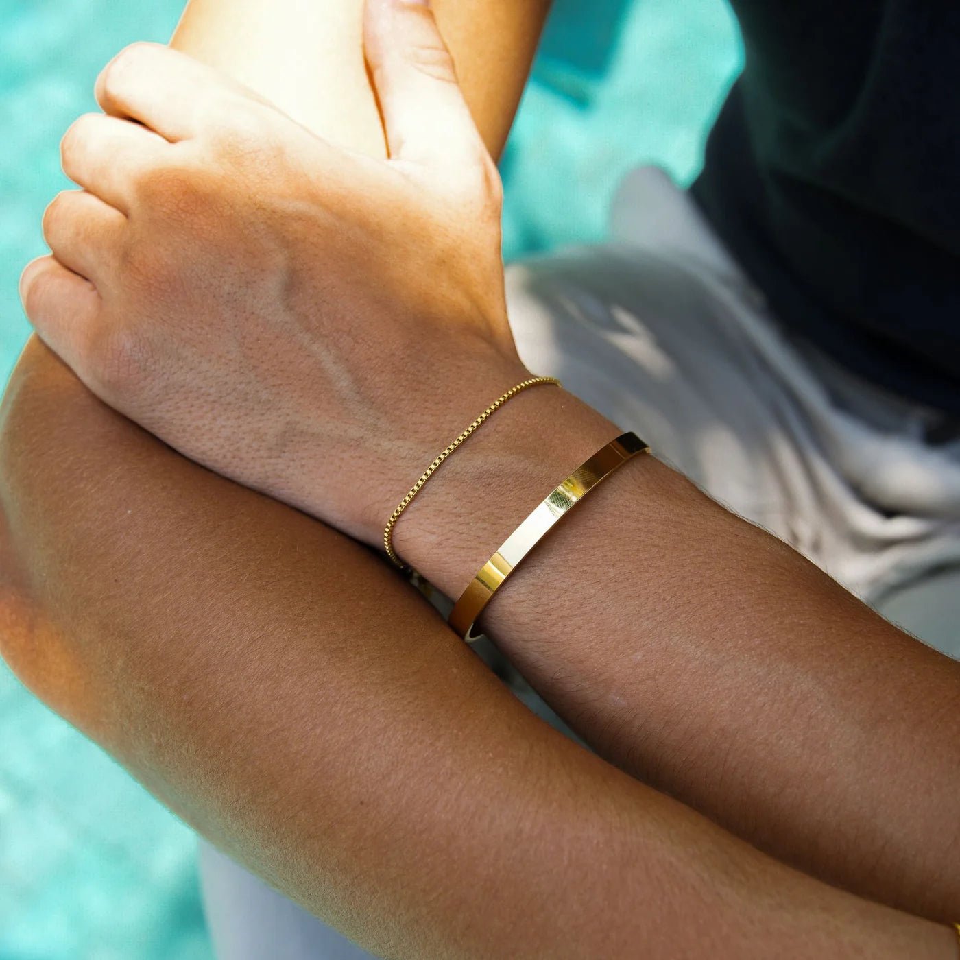 MINIMALIST GOLD BRACELETS BUNDLE - Orezza Jewelry