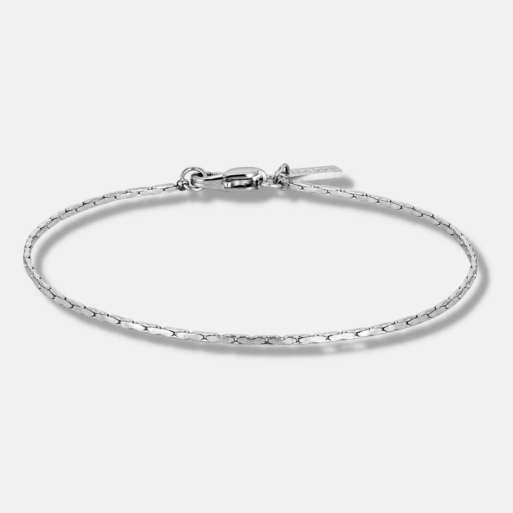 "ONZA" SILVER WIRE CHAIN BRACELET - Orezza Jewelry