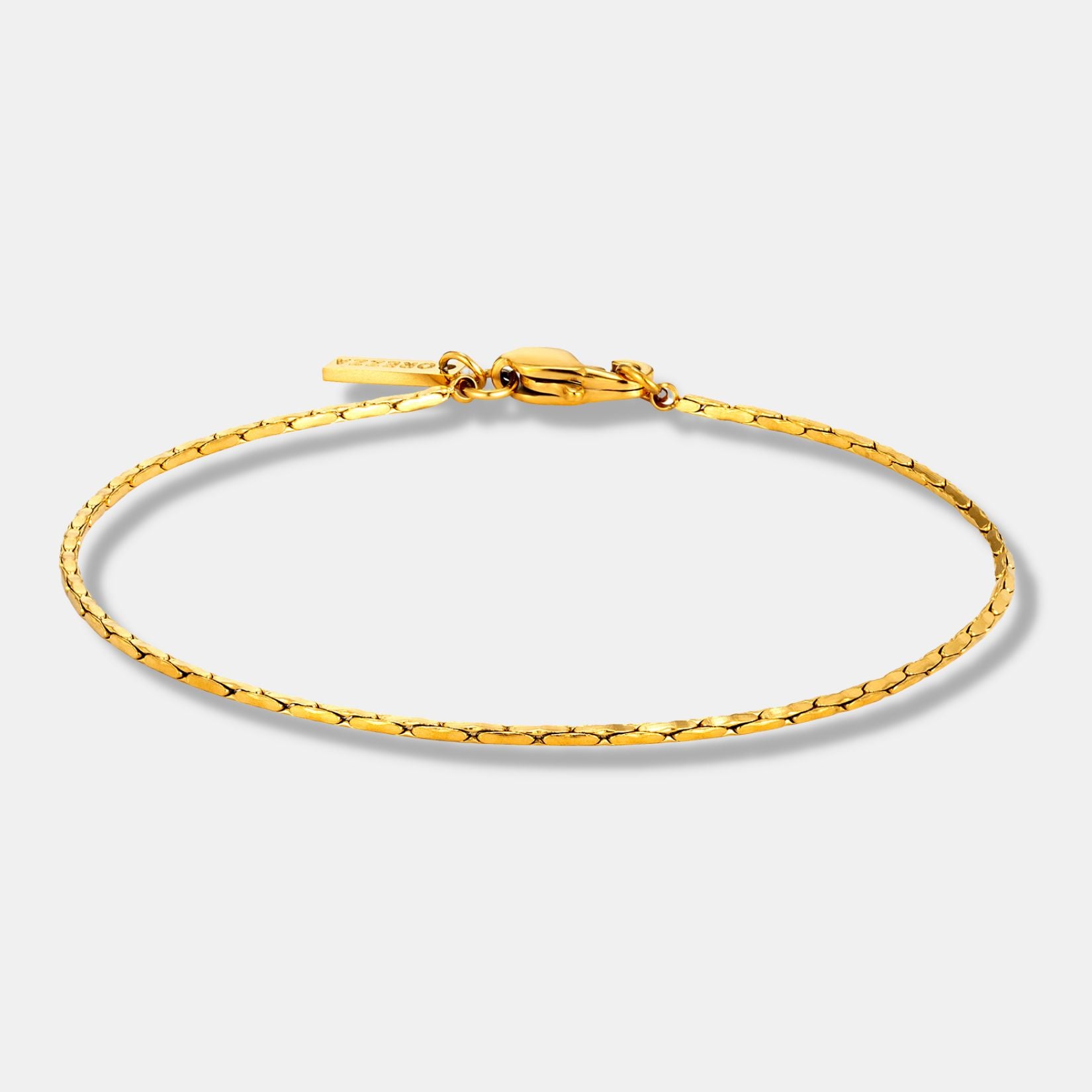 "ORAZZI" GOLD WIRE CHAIN BRACELET - Orezza Jewelry