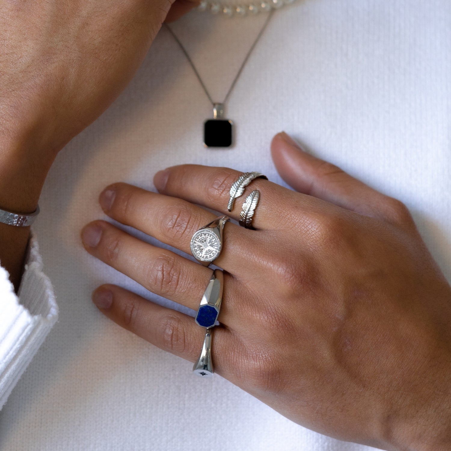 "LAPIS LAZULI" SIGNET RING