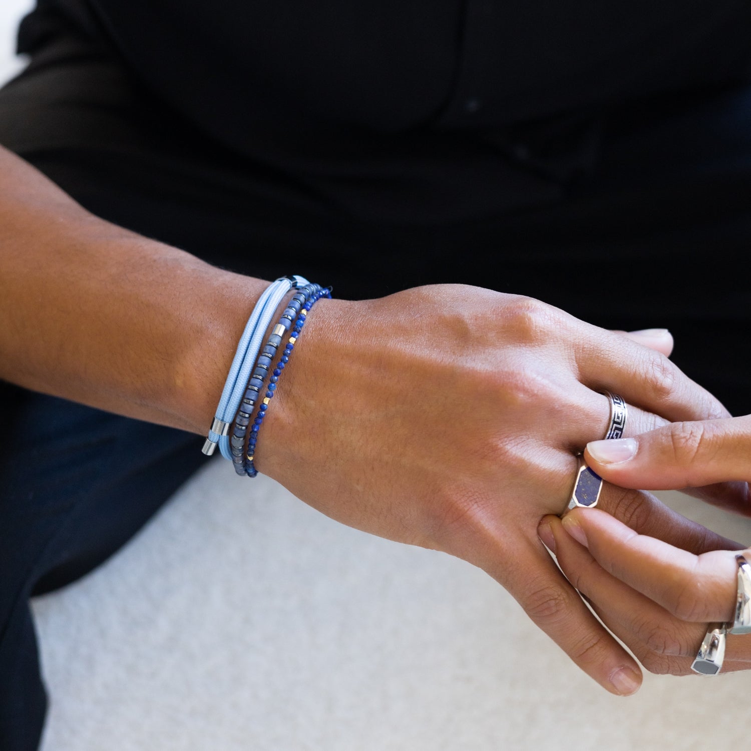 "CORNELLI" BLUE JASPER BRACELET