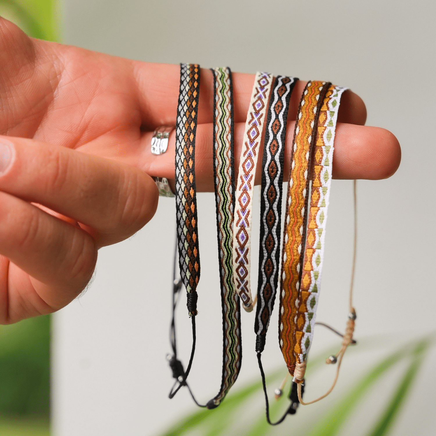 3 HAND-WOVEN BRACELETS "JUNGLE" BUNDLE - Orezza Jewelry