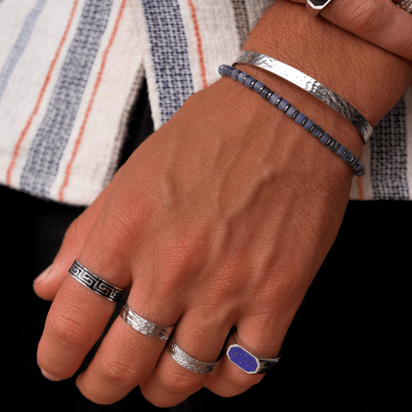 "CORNELLI" BLUE JASPER BRACELET - Orezza Jewelry