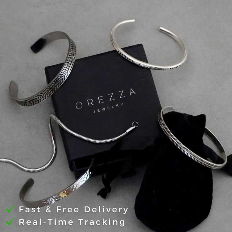ROPE BRACELETS & SILVER BEAD "OREZZA" BUNDLE (SAVE 55%) - Orezza Jewelry