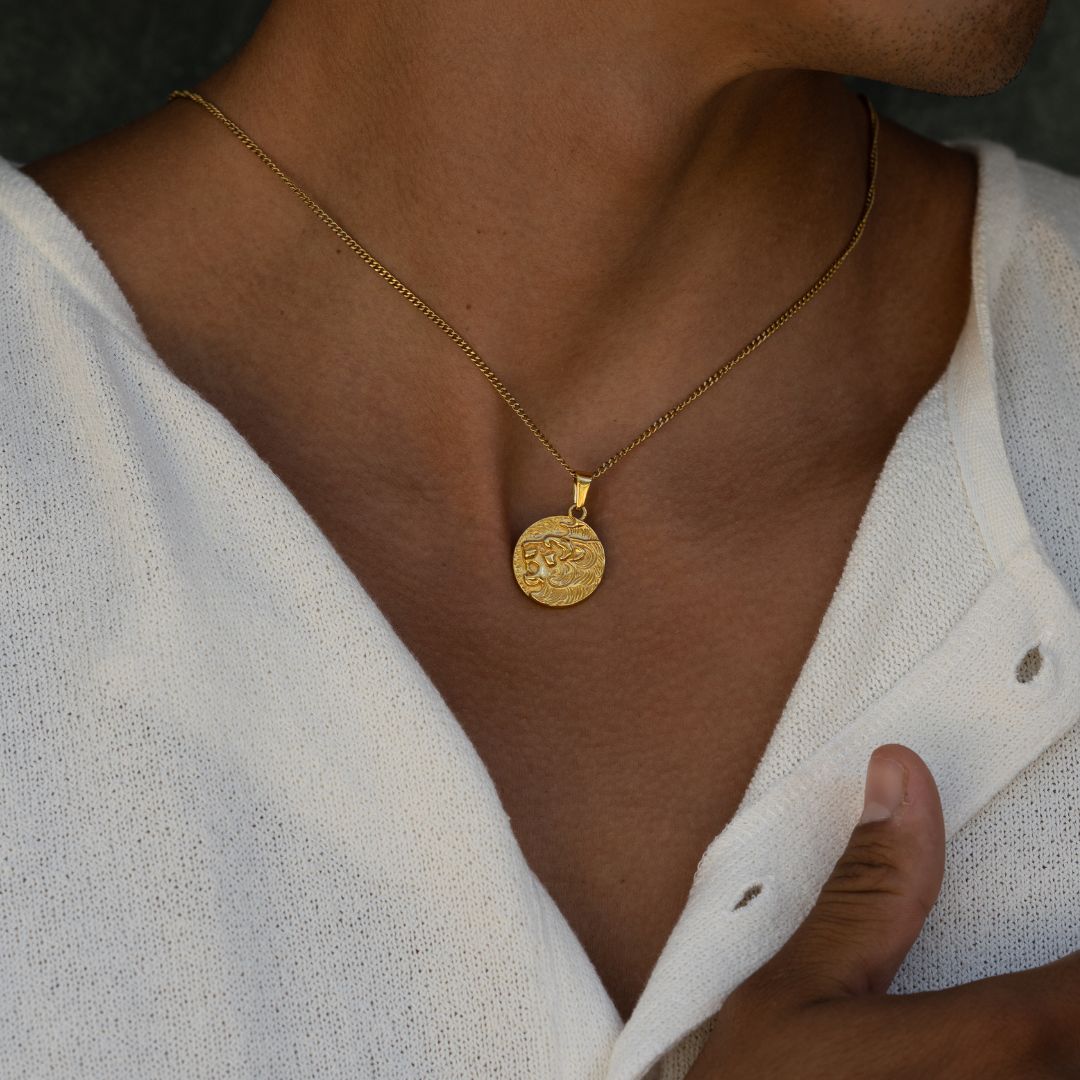 "LION" GOLD NECKLACE - Orezza Jewelry