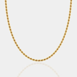 "AMIORE" GOLD ROPE CHAIN - Orezza Jewelry