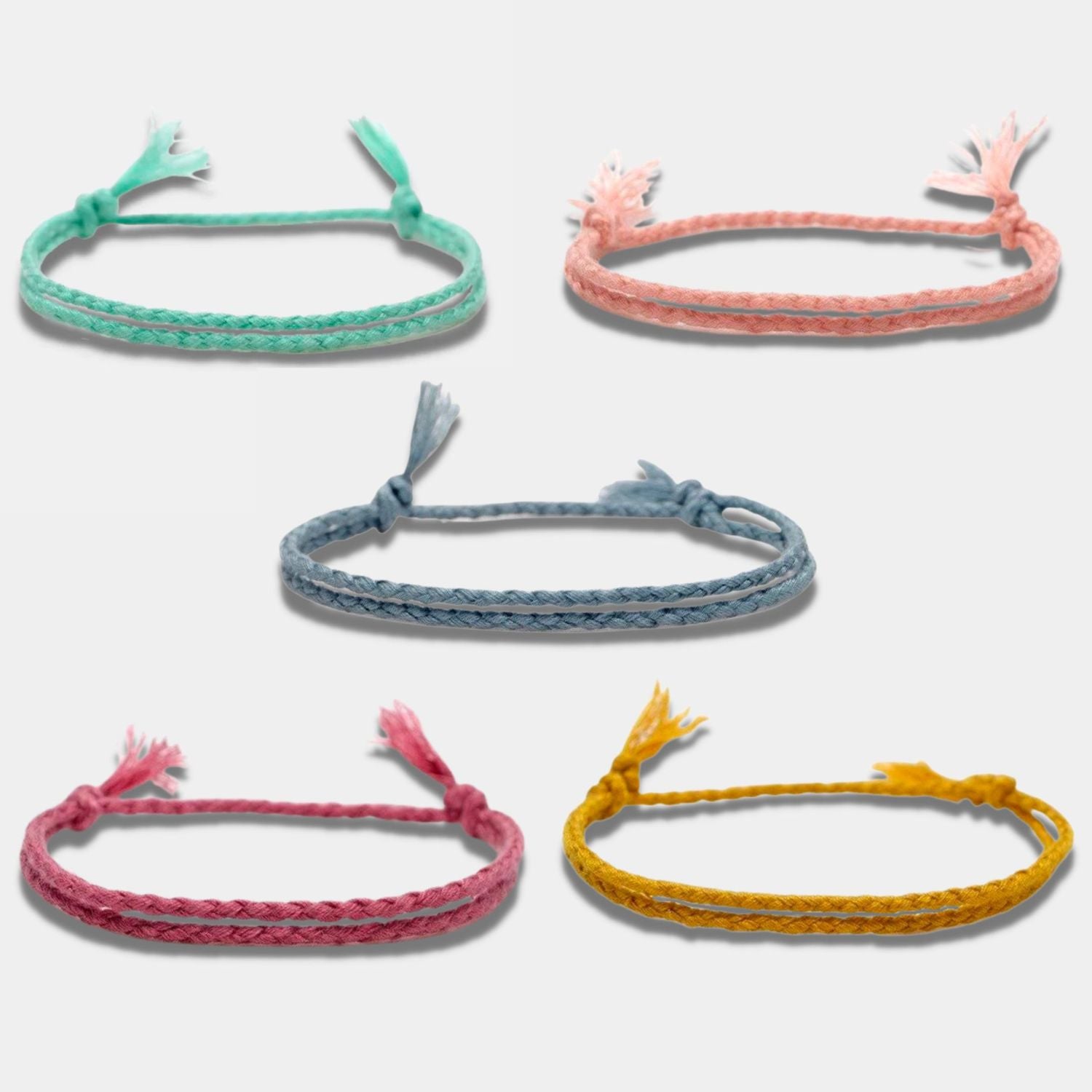 5 ROPE BRACELETS BUNDLE - Orezza Jewelry