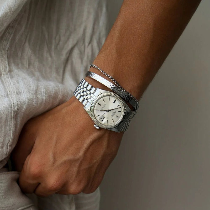 HAMMERED CUFF & RING BUNDLE (SAVE 20%) - Orezza Jewelry