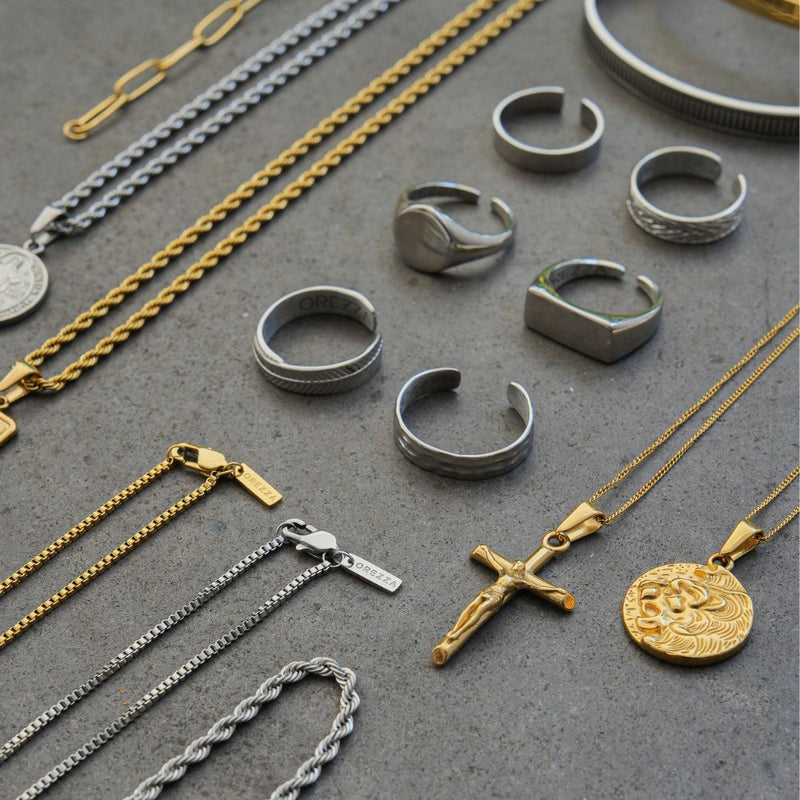 "CROSS" GOLD NECKLACE - Orezza Jewelry