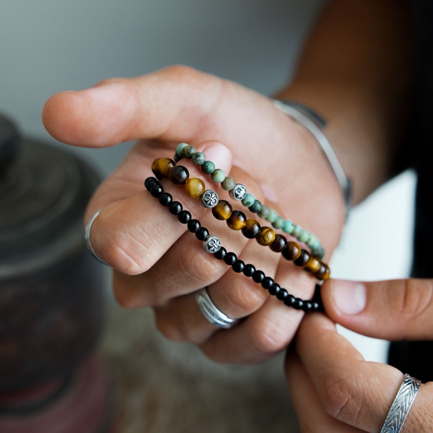 "ELICONA" TIGER EYE BRACELET - Orezza Jewelry