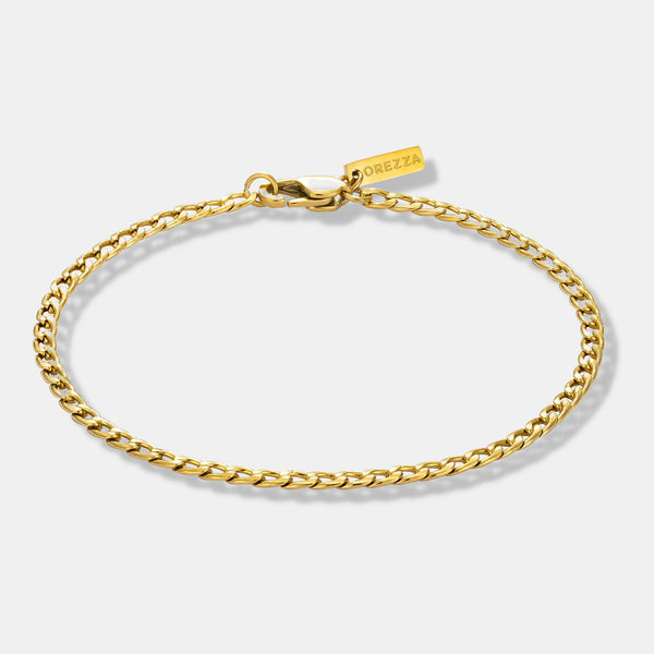 "GIORGIO" GOLD CUBAN BRACELET - Orezza Jewelry