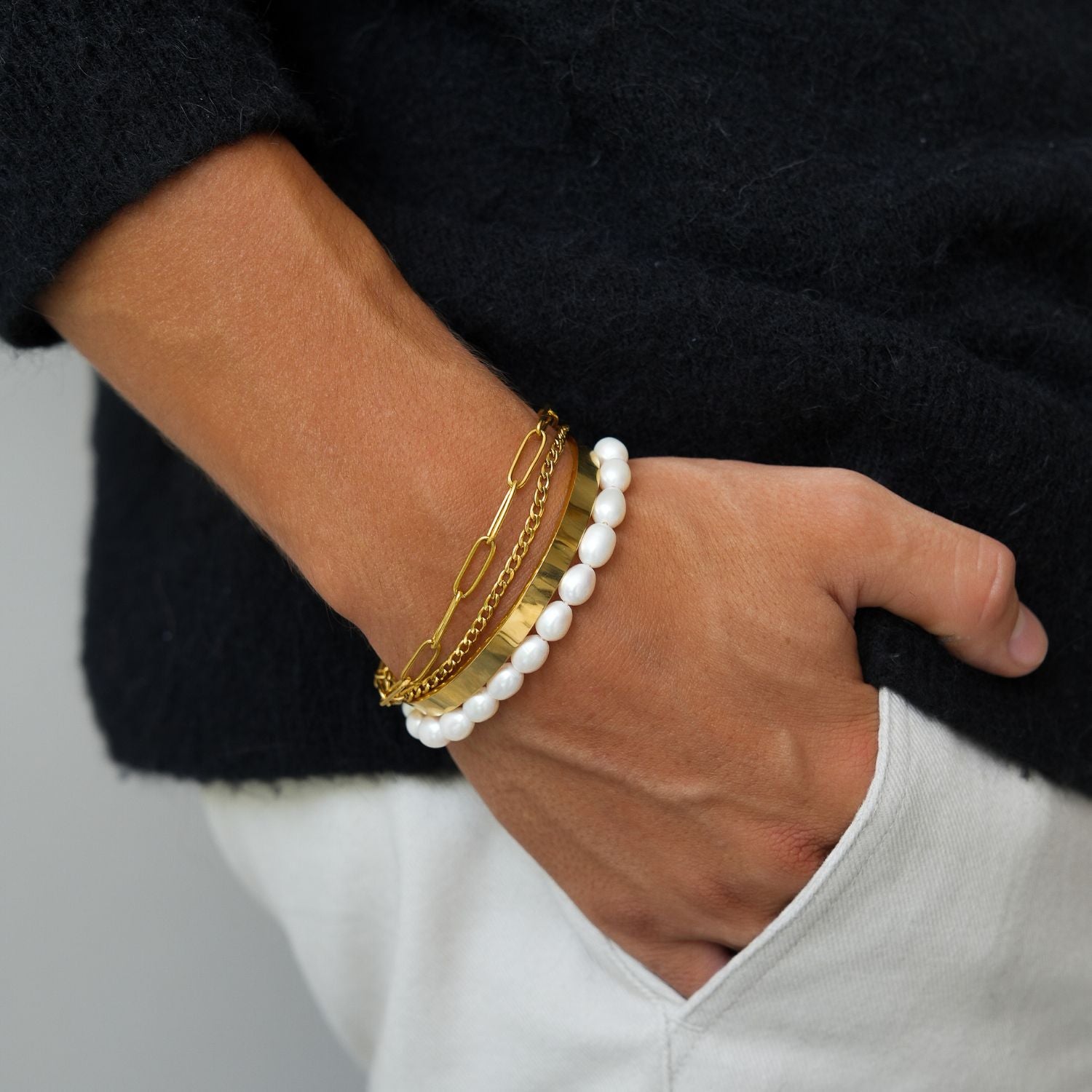 "PERLA" PEARL BRACELET