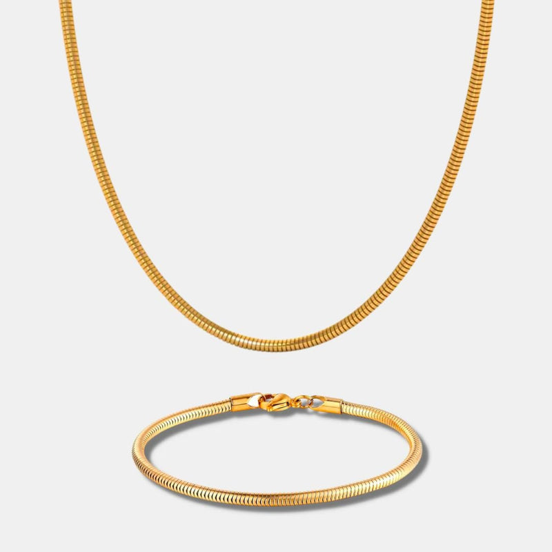 GOLD SNAKE CHAIN BUNDLE (SAVE 20%) - Orezza Jewelry