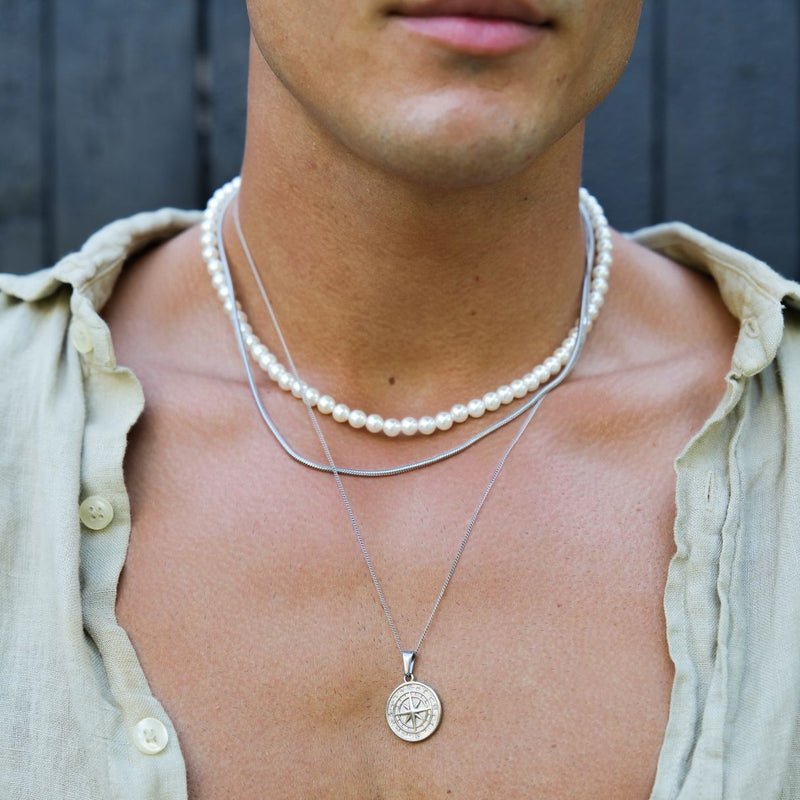 PEARL X COMPASS BUNDLE (SAVE 20%) - Orezza Jewelry