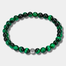 "ALIONI" GREEN TIGER EYE BRACELET - Orezza Jewelry