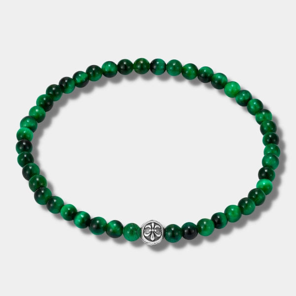 "LOZZI" GREEN TIGER EYE BRACELET - Orezza Jewelry
