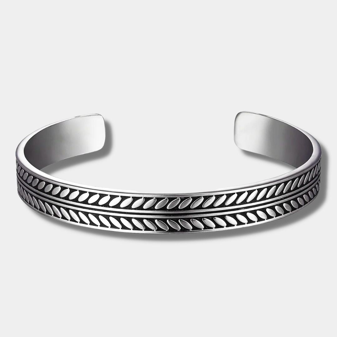 "MURATO" SILVER CUFF BRACELET - Orezza Jewelry