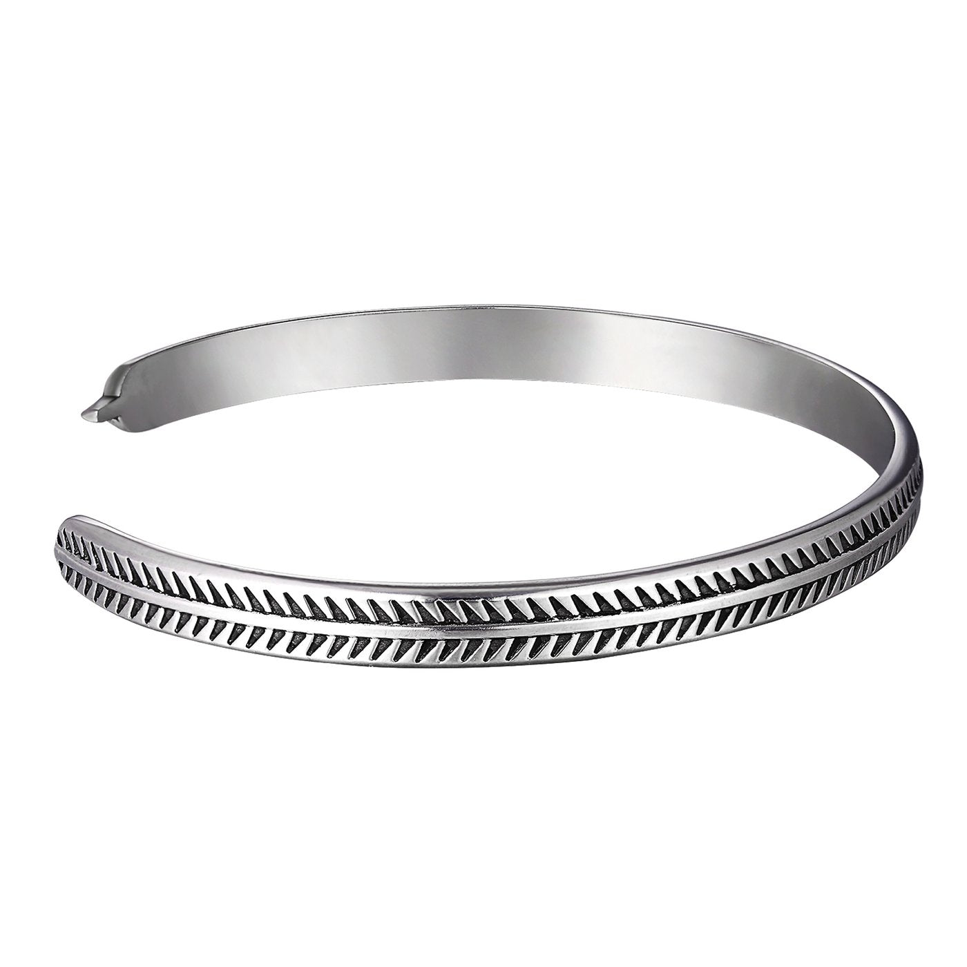 "CENTURI" SILVER CUFF BRACELET - Orezza Jewelry