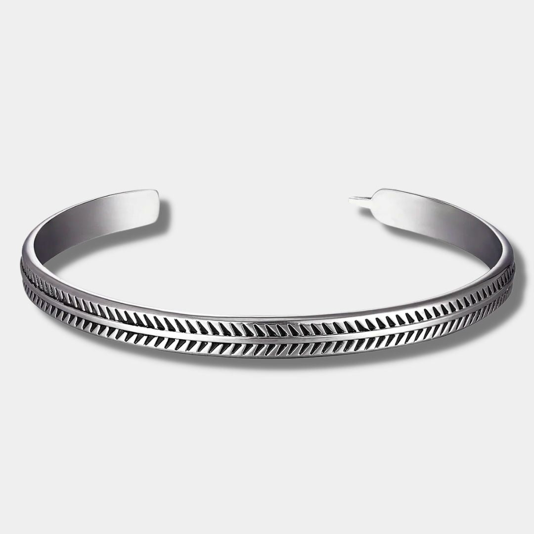 "CENTURI" SILVER CUFF BRACELET - Orezza Jewelry