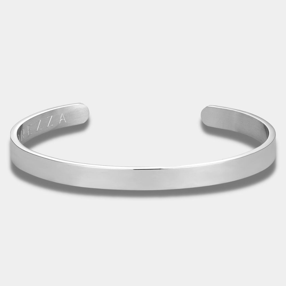 "LUZZI" SILVER CUFF BRACELET - Orezza Jewelry